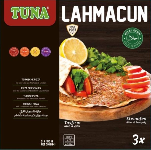X12 Lahmacun 4 pieces 600gr